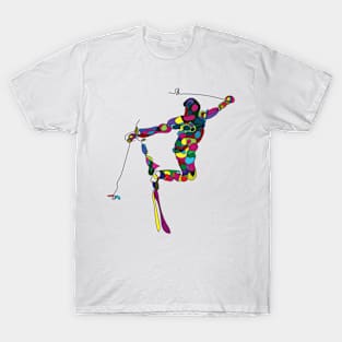 Skiing snowborder T-Shirt